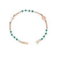 Bracciale Amen Rosari in Argento Cristallo BRORM3 - BRORM3